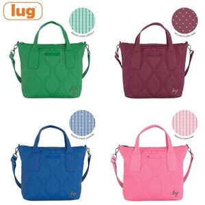 Lug Alto Matte Luxe VL Convertible Crossbody Tote Bag NWT